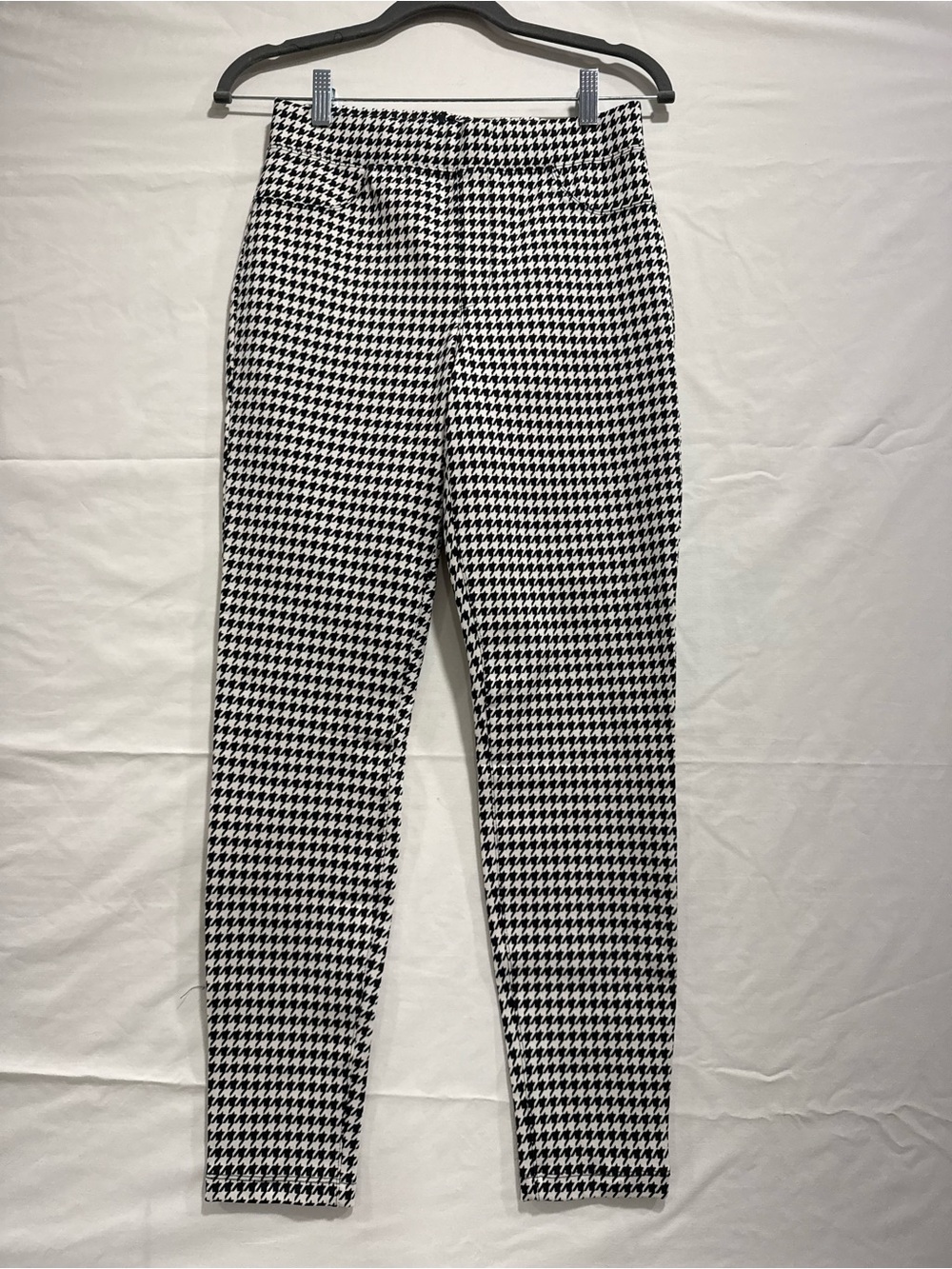 Sanctuary Houndstooth Ankle Pants Black white Skinny Slim Size S
